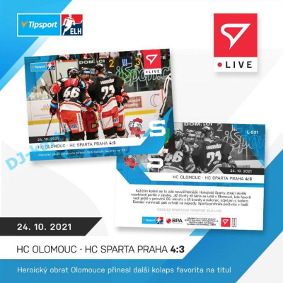 2021/22 Sportzoo Olomouc - Sparta 4:3 #31 xx/61