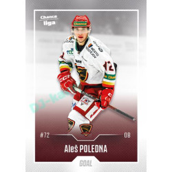2022/23 Goal Cards Chance Liga 2. série #251 Aleš Poledna