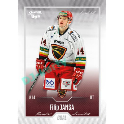 2022/23 Goal Cards Chance Liga 2. série #254 Filip Jansa Silver 1 of 60