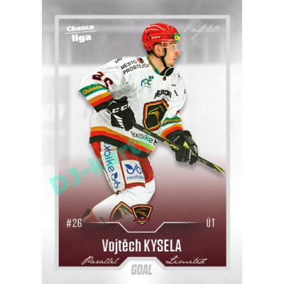2022/23 Goal Cards Chance Liga 2. série #256 Vojtěch Kysela Silver 1 of 60