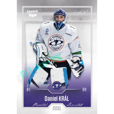 2022/23 Goal Cards Chance Liga 2. série #259 Daniel Král  Silver 1 of 60