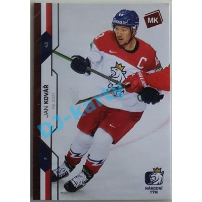2021 MK reprezentace Jan Kovář MS 2021 #68 9/25 Red