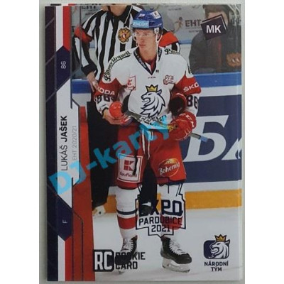 2021 MK reprezentace Lukáš Jašek RC EHT #11 1/5 Expo Blue