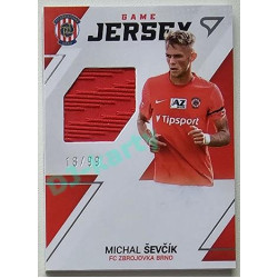 2022/23 Sportzoo Fortuna Liga 2. série #GJ-SE Michal Ševčík Game Jersey 18/99