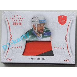 2021/22 OFS The Final Series Petr Koblasa #STI-KOT 09/10 Game Used Stick Red