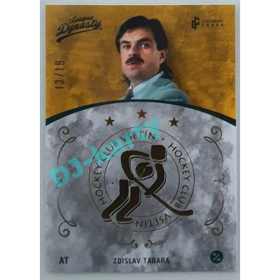 2021 Legendary Cards League Dynasty Vsetín Zdislav Tabara #54 13/19 Gold Rainbow