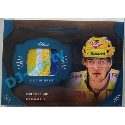 2020/21 OFS 2. série Oldřich Kotvan #RPS-OKO 55/77 Game Used Remnants