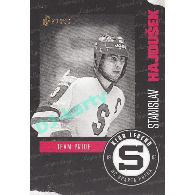 2022 Legendary Cards Klub Legend HC Sparta Praha #25 Stanislav Hajdušek