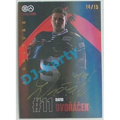 2020/21 OFS 2. série David Dvořáček #2 14/15 Lambda Edition Signature