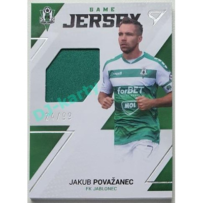 2022/23 Sportzoo Fortuna Liga 1. série #GJ-JP Jakub Považanec Game Jersey 24/99