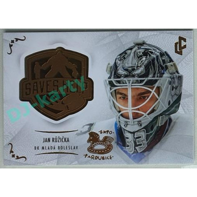2021 Legendary Cards Saves #SH-033 Jan Růžička Expo Pardubice