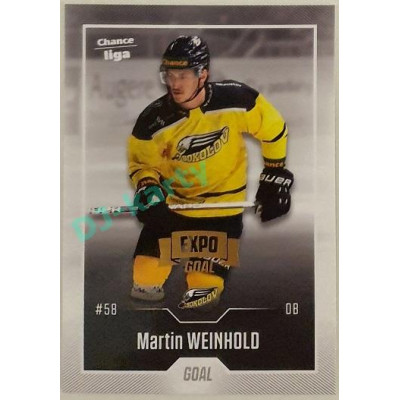 2022/23 Goal Cards Chance Liga 1. série #036 Martin Weinhold Expo Pardubice