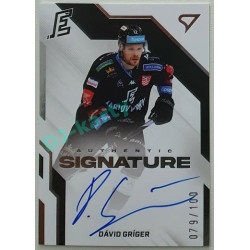 2022/23 Sportzoo ELH 1. série #AS2-DG Dávid Gríger Signature level 2 xxx/100