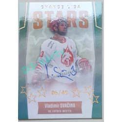 2022/23 Goal Cards Chance Liga 1. série #ST-10 Vladimír Svačina Chance Liga Stars Autograph 06/49
