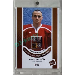 2023 MK reprezentace #P-35 Viktor Ujčík 1998 Portraits - 25 years anniversary BRONZE 4/10