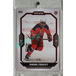 2023/24 Goal cards Chance Liga 2. série #268 Ondrej Šedivý Red 1/6