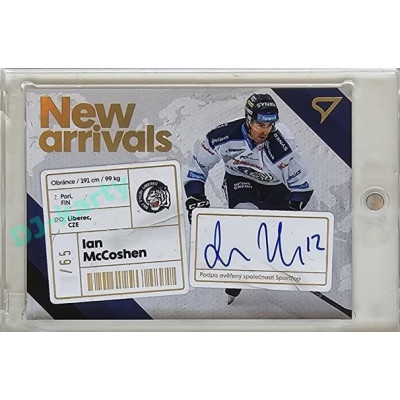 2023/24 Sportzoo ELH 1. série #NAS-IM Ian McCoshen New Arrival Auto 63/65