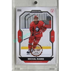 2023/24 Goal cards Chance Liga 1. série #123 Michal Ramik 1st day of issue