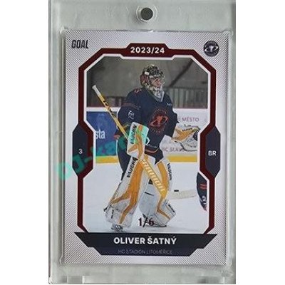 2023/24 Goal cards Chance Liga 2. série #272 Oliver Šatný Red 1/6