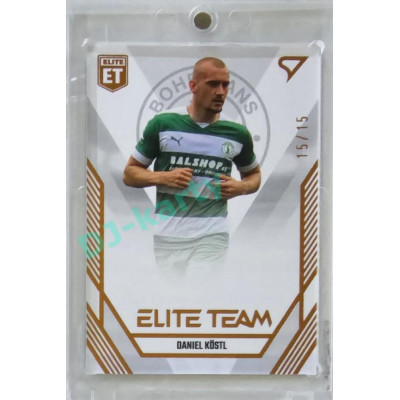 2023/24 Sportzoo Fortuna Liga 1. série #ET-10 Daniel Köstl Elite Team Limited 15/15