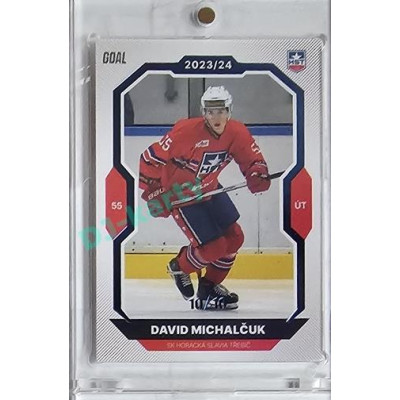 2023/24 Goal cards Chance Liga 1. série #042 David Michalčuk Blue 10/10