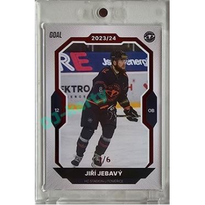 2023/24 Goal cards Chance Liga 2. série #275 Jiří Jebavý Red 1/6