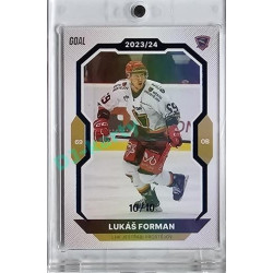 2023/24 Goal cards Chance Liga 1. série #049 Lukáš Forman Blue 10/10