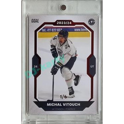 2023/24 Goal cards Chance Liga 2. série #277 Michal Vitouch Red 1/6