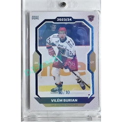 2023/24 Goal cards Chance Liga 1. série #050 Vilém Burian Blue 10/10