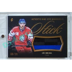 2023/24 LC Expectations Road to Prague #GUM-13 Jiří Smejkal Stick Authentic Game Used Memorabilia Gold 08/20