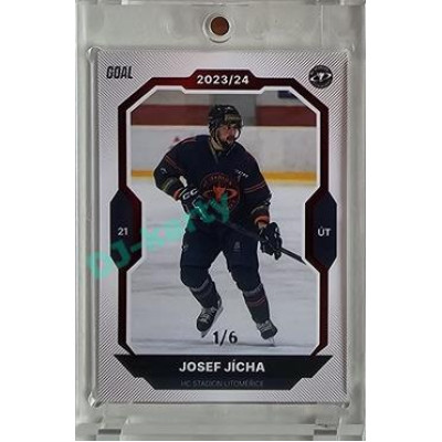 2023/24 Goal cards Chance Liga 2. série #283 Josef Jícha Red 1/6
