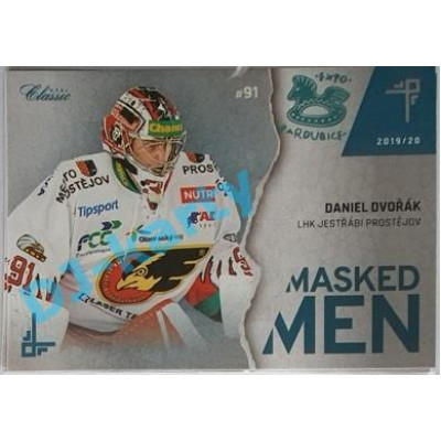 2019/20 OFS Chance liga Daniel Dvořák #MM-DDV xx/15 Masked Men Expo Pard.