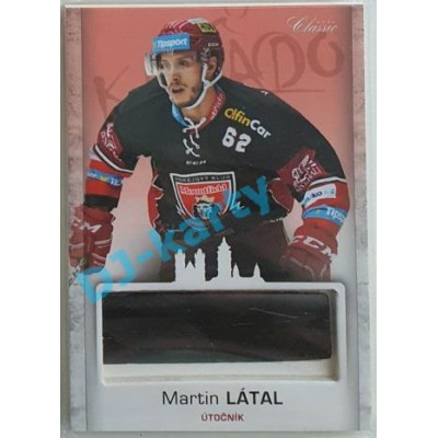 2017 OFS Mountfield Cup Martin Látal #36 Game Used Stick PROMO