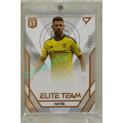2023/24 Sportzoo Fortuna Liga 1. série #ET-34 Filip Žák Elite Team Limited 12/15