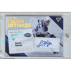 2023/24 Sportzoo ELH 1. série #NAS-SM Steve Moses New Arrival Auto 64/65