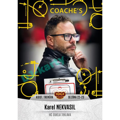 2022/23 Goal Cards Chance Liga 2. série #25 Karel Nekvasil Coach´s