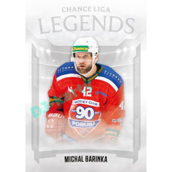 2022/23 Goal Cards Chance Liga 2. série #25 Michal Barinka Legends
