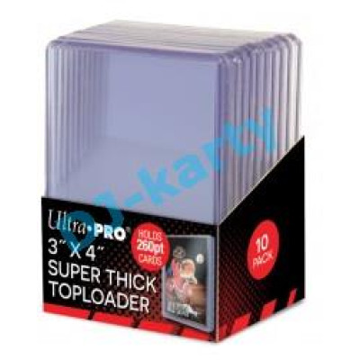 Ultra Pro - Toploader 260pt 3''x4'' balení 10ks