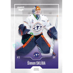 2022/23 Goal Cards Chance Liga 2. série #260 Šimon Sklíba