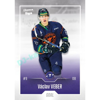 2022/23 Goal Cards Chance Liga 2. série #261 Václav Veber