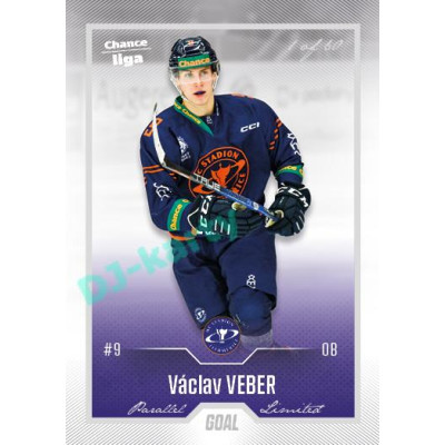 2022/23 Goal Cards Chance Liga 2. série #261 Václav Veber Silver 1 of 60