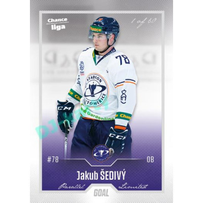 2022/23 Goal Cards Chance Liga 2. série #266 Jakub Šedivý Silver 1 of 60