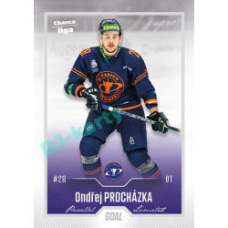 2022/23 Goal Cards Chance Liga 2. série #268 Ondřej Procházka Silver 1 of 60