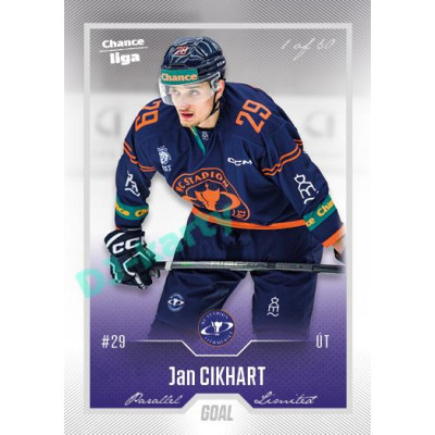 2022/23 Goal Cards Chance Liga 2. série #269 Jan Cikhart Silver 1 of 60