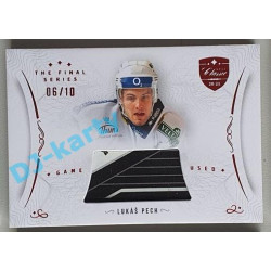 2021/22 OFS The Final Series Lukáš Pech #STI-PEL 06/10 Game Used Stick Red