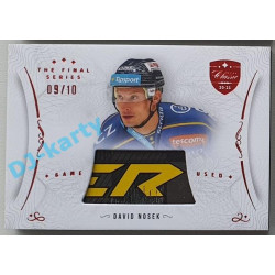2021/22 OFS The Final Series David Nosek #STI-NOD 09/10 Game Used Stick Red