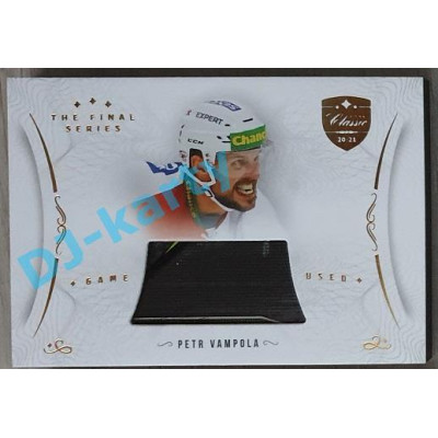 2021/22 OFS The Final Series Petr Vampola #STI-VAP Game Used Stick Gold PROMO