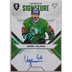 2021/22 Sportzoo TIPSPORT ELH Ondřej Najman #SL1-ON 03/90 Signature level 1