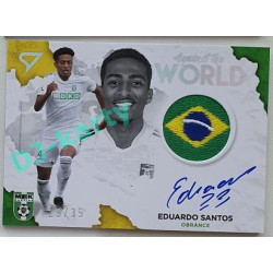 2021/22 Sportzoo Fortuna Liga 2. série #S-AW11 Eduardo Santos AGAINST THE WORLD AUTO FLAG 25/35