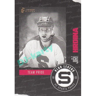 2022 Legendary Cards Klub Legend HC Sparta Praha #26 Jiří Hrdina